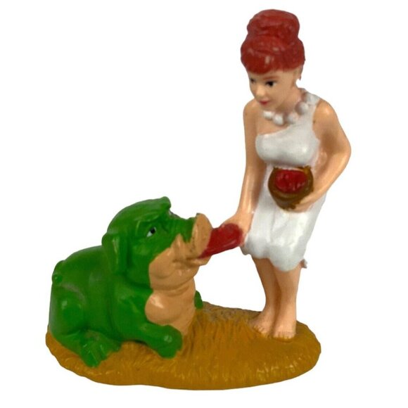 Flintstones Movie Wilma & Pigasaurus 1994 Collectible PVC Toy Figure - Picture 1 of 7